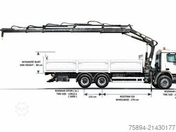 MERCEDES-BENZ ACTROS 2641*KIPPER 6,00 m + KRAN/FUNK *6x4* TOP