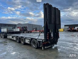 HRD 3 axle trailer w/ extension of 5.5 meters and Hydr