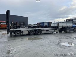 HRD 3 axle trailer w/ extension of 5.5 meters and Hydr