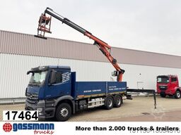 Mercedes-Benz Arocs 2642 6x4 mit Heckkran Atlas AK 186.3 V-2
