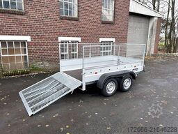 Variant VARIANT 2004 F2 MR K | RAMPE 257X145X39CM 2000KG TIEFLADER + GITTERAUFSATZ