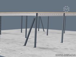 10x15m Lagerbühne , Belastung : 500kg/qm Unterkante: 3,0m , ca. 150qm Systembühne
