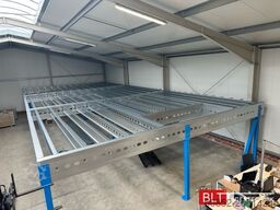 10x10m Lagerbühne , Belastung : 500kg/qm Unterkante: 2,5m , ca. 100qm Systembühne