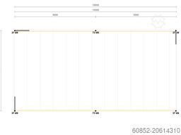 5x10m Lagerbühne , Belastung : 500kg/qm Unterkante: 2,5m , ca. 50qm Systembühne