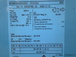Buderus Logano(Biogas) GE615/1102Kw Niedertemperatur