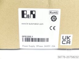 B&R BR 0PS3200.1 / PS3200 Power Supply SN: AF651013330 -!-