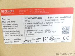 Beckhoff AX5106 SN: ! -