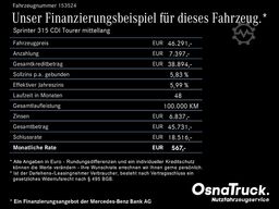 Mercedes-Benz Sprinter 315 CDI Tourer, Modell 25, Navi, KameraBC