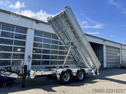 Möslein TTD 19 B  19 t Tandemkipper- Tieflader hydraulischer Klappe Breitbereifung