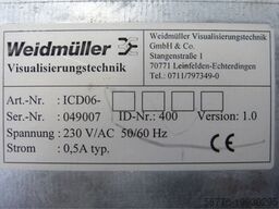 Weidmüller ICD06 - Bedientafel mit 3.5