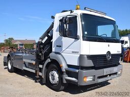 Mercedes-Benz Atego 1823 +Hooklift + MKG crane - 6x hydraulic