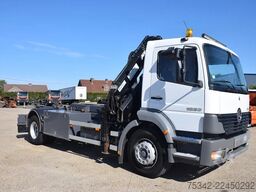 Mercedes-Benz Atego 1823 +Hooklift + MKG crane - 6x hydraulic