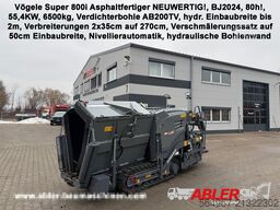 Vögele Super 800i Asphaltfertiger NEUWERTIG!