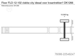 Floor FLO-12-102 vlakke city ideaal voor kraantrekker!!
