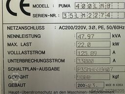 DOOSAN Puma 400 LMB steady rest +2000 mm