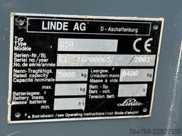 Linde S50 //Perfect/Lke new/2346 hours