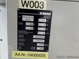 Mikron UMS 900 mit IKZ + 4. Achse