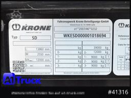 KRONE SD Tautliner, TOP Zustand, 29.112km original