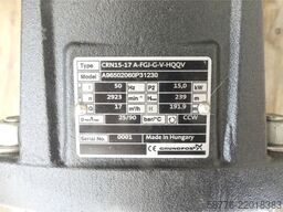 Grundfos CRN15-17 A-FGJ-G-V-HQQV Pumpe + MG160MD2-42FF300-H3 --
