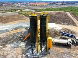 FABO Mobile Concrete Batching Plant 100 m3/h Mobile Concrete Batching Plant