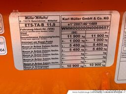 Müller-Mitteltal Tandem-Tieflader Anhänger ETS-TA-B 11,9