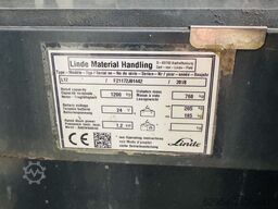 Linde L 12 Duplex Mast Batterie Bj.24