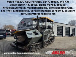 Volvo P6820 Asphaltfertiger mit Verbreiterunge