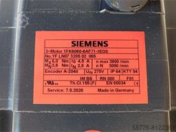 Siemens 1FK6060-6AF71-1EG0 SN:YFLN87328502005 generalüberholt mit 12 Monaten Gewährleistung-
