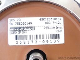 Indramat SCS 70 6SK120310101 DSF 02 SN-S Drehgeber VDC 7 - 12V SN 75S020149