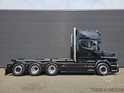 Scania T580 8x4*4 / TORPEDO / HOOKLIFT / ABROLKIPPER