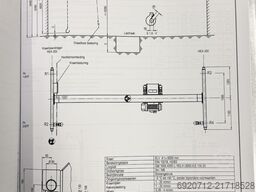 Abus 12 pc. Overhead crane 4T x 6.000 mm