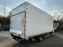 Fuso Canter 7C18 Aut., Bordwand Pritsche Plane 9tkm!