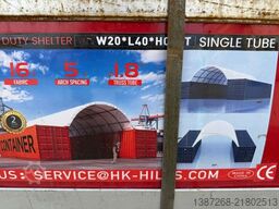  Containerüberdachung für 40