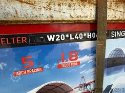  Containerüberdachung für 40