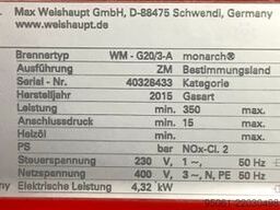 Weishaupt  WM - G20 /// 2600kw Weshaupt WM -G20 /// 2600kw