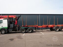 Volvo FH 460 6x4 combi with Palfinger SRX 47 crane an...