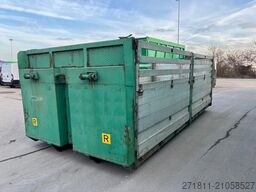  CONTAINER SCARRABILE USATO A PIANALE CON SPONDE