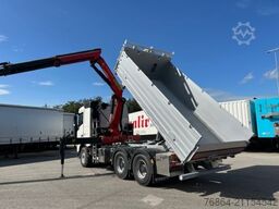 VOLVO FH 500 3-SEITEN KIPPER MIT PALFINGER PK22002EH, RETARDER