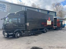 MAN 12.250 + Anhänger Durchlade