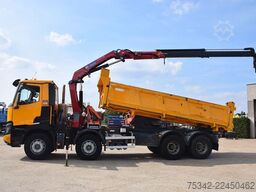 Renault C430 Tipper + Crane HMF