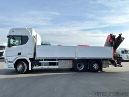 Scania R560 6x2-4 BL Baustoff-Pritsche FASSI 2.24