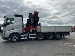 Volvo FH 500 8x4 Pritsche mit Fassi F905R.2.7 + JIB
