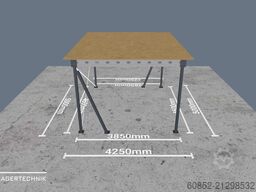 21,25 m² Lagerbühne , OK 300 cm 500 kg/m², sofort ab Lager