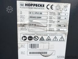 Staplerbatterie Hoppecke 80V 4PzS500 83% getestet Baujahr 2019