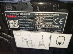 Sany SY 35U Diesel 3,8t + 1 Löffel