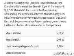 Genie SLC-24 Materiallift Genie Superlift Contractor