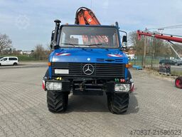 UNIMOG U 427 4x4 / Kran Atlas 130 / Winde