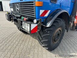 UNIMOG U 427 4x4 / Kran Atlas 130 / Winde