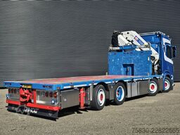 Scania R520 V8 8x2/6 / HMF 70 tm + JUMBO AANHANGER