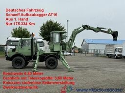 Unimog U427/10 Schaeff Mobilbagger AT 16 NUR 175 TKM